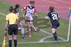 2. Bundesliga Frauen - Saison 2024/25 - FC Ingolstadt 04 Frauen - Eintracht Frankfurt II - Stefanie Reischmann (Nr.24 - FCI Frauen) - Zimmermann Tessa weiss Frankfurt - Foto: Meyer Jürgen