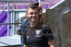 3.Liga - Saison 2022/2023 - Erzgebirge Aue - FC Ingolstadt 04 -  Cheftrainer Michael Köllner (FCI) - vor dem Spiel - - Foto: Meyer Jürgen