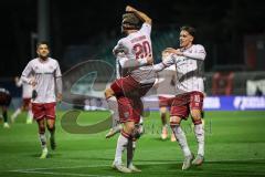 3. Liga; FC Viktoria Köln - FC Ingolstadt 04; Alleingang zum Tor Yannick Deichmann (20, FCI) Tor Jubel Treffer 0:1 Dennis Kaygin (10, FCI) Fredrik Carlsen (8, FCI) Frederik Christensen (11, FCI)