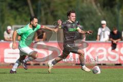 Bezirksliga - Saison 2025/26 - FC Fatih Ingolstadt - FC Gerolfing - Semih Kaleli (Nr.7 - FC Fatih Ingolstadt) - David Simm (Nr.7 - FC Gerolfing) - Foto: Meyer Jürgen