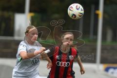 2. Frauen Bundesliga - Saison 2025/26- FC Ingolstadt 04 - VFL Wolfsburg - Stefanie Reischmann (Nr.24 - FC Ingolstadt Frauen I) - Anastasia Harting weiss Wolfsburg - Foto: Meyer Jürgen