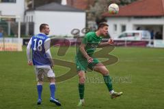 Bezirksliga - Saison 2022/2023 - SV Manching  - TSV Rohrbach - Seferovic Dzenis grün Manching - Fiederer Marius blau Rohrbach - Foto: Meyer Jürgen