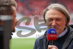 2. Fußball-Liga - Saison 2021/2022 - FC Ingolstadt 04 - Hamburger SV - Dietmar Beiersdorfer Geschäftsführer Sport & Kommunikation im Interview mit Sky - Foto: Meyer Jürgen