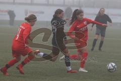 Frauen - Bayernliga - U17 - B-Junioren -  FC Ingolstadt 04 II - FC Forstern -Sophie Bauer rot FCI - Delles Marie schwarz Forstern -  Foto: Meyer Jürgen