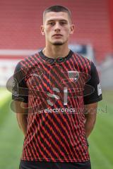 Mladen Cvjetinovic (19, FCI); FC Ingolstadt 04;
3.Liga, Porträttermin 2023/2024