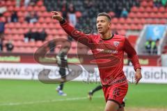 3. Liga; FC Ingolstadt 04 - TSV Havelse; Tor Jubel Treffer 3:1 Marcel Costly (22, FCI)