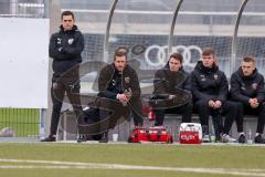Bayernliga Süd - Saison 2021/2022 - FC Ingolstadt 04 II -  SpVgg Unterhaching - Käs Alexander Trainer FCI links - Foto: Meyer Jürgen