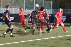 Bayernliga Süd - Saison 2022/2023 - FC Ingolstadt 04 -  TSV 1882 Landsberg - Nduka Donald (Nr.4 - Fc Ingolstadt 04 II) - Schmeiser Sebastian #30 Landsberg - Foto: Meyer Jürgen