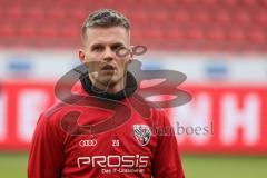 2.BL; 1. FC Heidenheim - FC Ingolstadt 04; vor dem Spiel Florian Pick (26 FCI)