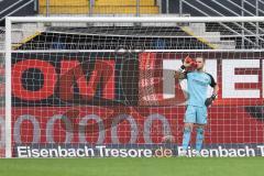 3. Liga; SC Verl - FC Ingolstadt 04; Tor 2:1 für Verl, Torwart Marius Funk (1, FCI)