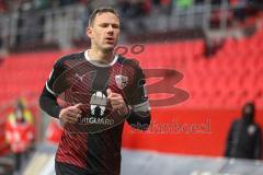 2.BL; FC Ingolstadt 04 - Erzgebirge Aue; Marcel Gaus (19, FCI) Ecke