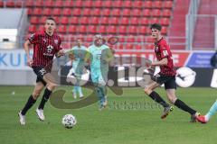 3. Liga - FC Ingolstadt 04 - 1. FC Kaiserslautern - Filip Bilbija (35, FCI) Merlin Röhl (34, FCI)