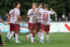 Toto Pokal; TSV Landsberg - FC Ingolstadt 04; Tor Jubel Treffer Simon Lorenz (32, FCI) 3:5 Yannick Deichmann (20, FCI) Mads Borchers (9, FCI) Max Plath (14 FCI)