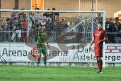 Toto Pokal; FC Sportfreunde Schwaig - FC Ingolstadt 04; Torwart Kai Eisele (25, FCI) schreit