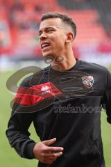 3. Liga; FC Ingolstadt 04 - FC Viktoria Köln; SchanzenGeber-Spieltag, vor dem Spiel Marcel Costly (22, FCI) 250. Ligaspiel