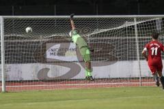 Kreisklasse- Saison 2023/2024 - MTV Ingolstadt - TSV Pförring - Der 1:1 Ausgleichstreffer durch Raphael Kick Pförring - Ivan Covic Torwart MTV - jubel - Foto: Meyer Jürgen