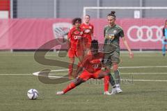 Frauen - Bayernliga -  FC Ingolstadt 04 II -SV Frensdorf -  Sarah Müller rot FCI - Foto: Meyer Jürgen