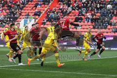 3. Liga; FC Ingolstadt 04 - Borussia Dortmund II; Torchance Calvin Brackelmann (17, FCI)  Kopfball Pudel Bjarne ( BVB2) Pascal Testroet (37, FCI) Visar Musliu (16, FCI)