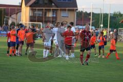 Toto Pokal - Saison 2022/2023 - SpVgg Heßdorf - FC Ingolstadt 04 - Nach dem Spiel - Jubel - Foto: Meyer Jürgen