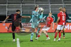 3. Liga; TSV Havelse - FC Ingolstadt 04; Torchance verpasst kommt zu spät Mads Borchers (9, FCI) Torwart Opitz Tom (1 Havelse)