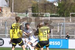 3. Liga; Borussia Dortmund II - FC Ingolstadt 04; Pascal Testroet (37, FCI) Lührs Yannik (34 BVB2) Hüning Ben Vincent (15 BVB2) Lelle David (27 BVB2)