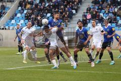 3.Liga - Saison 2022/2023 - 1. FC Saarbrücken - FC Ingolstadt 04 - Udogu David (Nr.47 - FCI) - Tobias Schröck (Nr.21 - FCI) - Foto: Meyer Jürgen