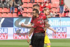 Relegation 1 - FC Ingolstadt 04 - VfL Osnabrück - Tor Jubel Robin Krauße (23, FCI) Stefan Kutschke (30, FCI)