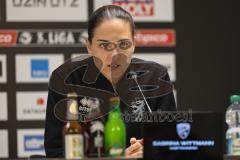 3. Liga; SSV Ulm - FC Ingolstadt 04; Interview Pressekonferenz Cheftrainerin Sabrina Wittmann (FCI)