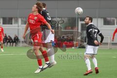 Bayernliga Nord - Saison 2023/24 - FC Ingolstadt 04 II - DJK Ammerthal - Moritz Wiezorrek (Nr.15 - FCI) - Kaiser Marco schwarz Ammerthal  - Foto: Meyer Jürgen