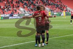 Relegation 1 - FC Ingolstadt 04 - VfL Osnabrück - Fatih Kaya (9, FCI) Tor 2:0 Jubel Vorbereiter Filip Bilbija (35, FCI)