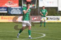 Kreisliga - Saison 2023/24 - Türkisch SV Ing - FC Gerolfing - Leo Zängler Gerolfing verschiesst den Elfmeter -  ärgert sich - enttäuscht - Foto: Meyer Jürgen