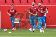 2.BL; FC Ingolstadt 04 - Werder Bremen, Dennis Eckert Ayensa (7, FCI) Nico Antonitsch (5, FCI) Fatih Kaya (9, FCI)