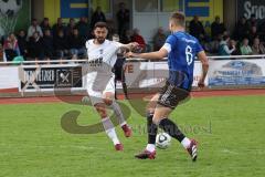 Kreisliga - Saison 2022/2023 - TSV Gaimersheim - FC Sandersdorf - Benjamin Anikin weiss Gaimersheim - Michael Detling blau Sandersdorf - Foto: Meyer Jürgen