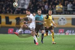 3. Liga; Dynamo Dresden - FC Ingolstadt 04; Pascal Testroet (37, FCI) Boeder Lukas (29 DD)