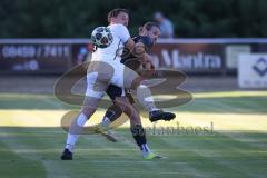 Landesliga - Saison 2026/27 - SV Manching - VFR Neuburg - Daniel Schweiger (Nr.11 - SV Manching) - Wytopil Frederic weiss Neuburg - Foto: Meyer Jürgen