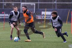 2.BL; FC Ingolstadt 04 - Trainingsstart nach Winterpause, Neuzugänge, Patrick Schmidt (32, FCI) Filip Bilbija (35, FCI) Hawkins Jaren (20 FCI)