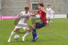 3. Liga - SpVgg Unterhaching - FC Ingolstadt 04 - Dennis Eckert Ayensa (7, FCI) Welzmüller Josef (5 SpVgg)