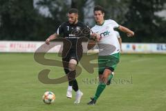 Kreisliga - SV Manching II — FC Fatih Spor Ingolstadt -  Ramazan Kurnaz schwarz Fatih Ingolstadt - Josef Huber weiss Manching - Foto: Jürgen Meyer