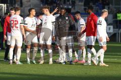 2024_1_27 - 3. Liga - Saison 2023/24 - 1. FC Saarbrücken - FC Ingolstadt 04 -  - Die Mannschaft nach dem Spiel - XXXXX - Foto: Meyer Jürgen