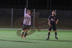 Audi Schanzer Amateur Cup 2022 -  Finale  - TSV Hohenwart - TSV Walpertskirchen -Oscar Appelmann weiss Hohenwart schiesst den 1:0 Führungstreffer - jubel  - 
Foto: Jürgen Meyer