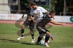 Kreisklasse - Saison 2026/27- MTV Ingolstadt- SV Dolling - Christian Schuster schwarz Dolling  - Saad Almatar weiss MTV - Bastian Benner schwarz Dolling - Foto: Meyer Jürgen