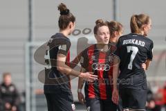 2. Bundesliga Frauen - Saison 2024/25 - FC Ingolstadt 04 Frauen - SC Freiburg II - Der 2:0 Führungstreffer durch Stefanie Reischmann (Nr.24 - FCI Frauen) - jubel   - Foto: Meyer Jürgen