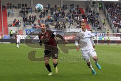 2. Fußball-Liga - Saison 2021/2022 - FC Ingolstadt 04 - Hamburger SV - Valmir Sulejmani (#33 FCI) - Miro Muheim (#28 HSV) - Foto: Meyer Jürgen