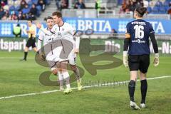 3. Liga; SV Wehen Wiesbaden - FC Ingolstadt 04; Elfmeter Sebastian Grönning (11, FCI) Tor Jubel Treffer Max Besuschkow (17, FCI) Torwart Stritzel Florian (16 SVWW)