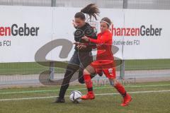 Frauen - Bayernliga - U17 - B-Junioren -  FC Ingolstadt 04 II - FC Forstern - Buttstedt Ronja schwarz Forstern - Lilli Gehl rot FCI - Foto: Meyer Jürgen