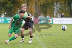 Bezirksliga - Saison 2025/26 - FC Gerolfing - SVA Palzing - Ahmet Altay (Nr.25 - FC Gerolfing) - Michael Tafelmaier schwarz Palzing - Foto: Meyer Jürgen