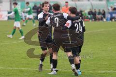 Bezirksliga - Saison 2024/25 - FC Gerolfing - VFB Eichstätt II - Der 0:1 Führungstreffer durch Samuel Schmid schwarz Eichstätt - jubel -  - XXXXX - Foto: Meyer Jürgen