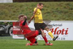 Kreisliga - Saison 2026/27 - SV Zuchering - FC Hitzhofen/Oberzell - Eduard Hardok gelb Hitzhofen - Laurenz Klein rot Zuchering -  Foto: Meyer Jürgen