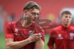 3. Liga; FC Ingolstadt 04 - Alemannia Aachen; Jasper Maljojoki (23, FCI) vor dem Spiel