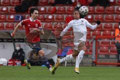 3. Liga - SpVgg Unterhaching - FC Ingolstadt 04 - Caniggia Ginola Elva (14, FCI) Schwabl Markus (23 SpVgg)